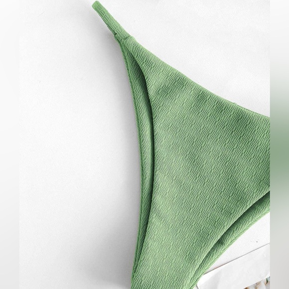 New ZAFUL Bikini Swimsuit String Bikini High Cut Ribbed Brazilian Bathin… - Picture 4 of 5